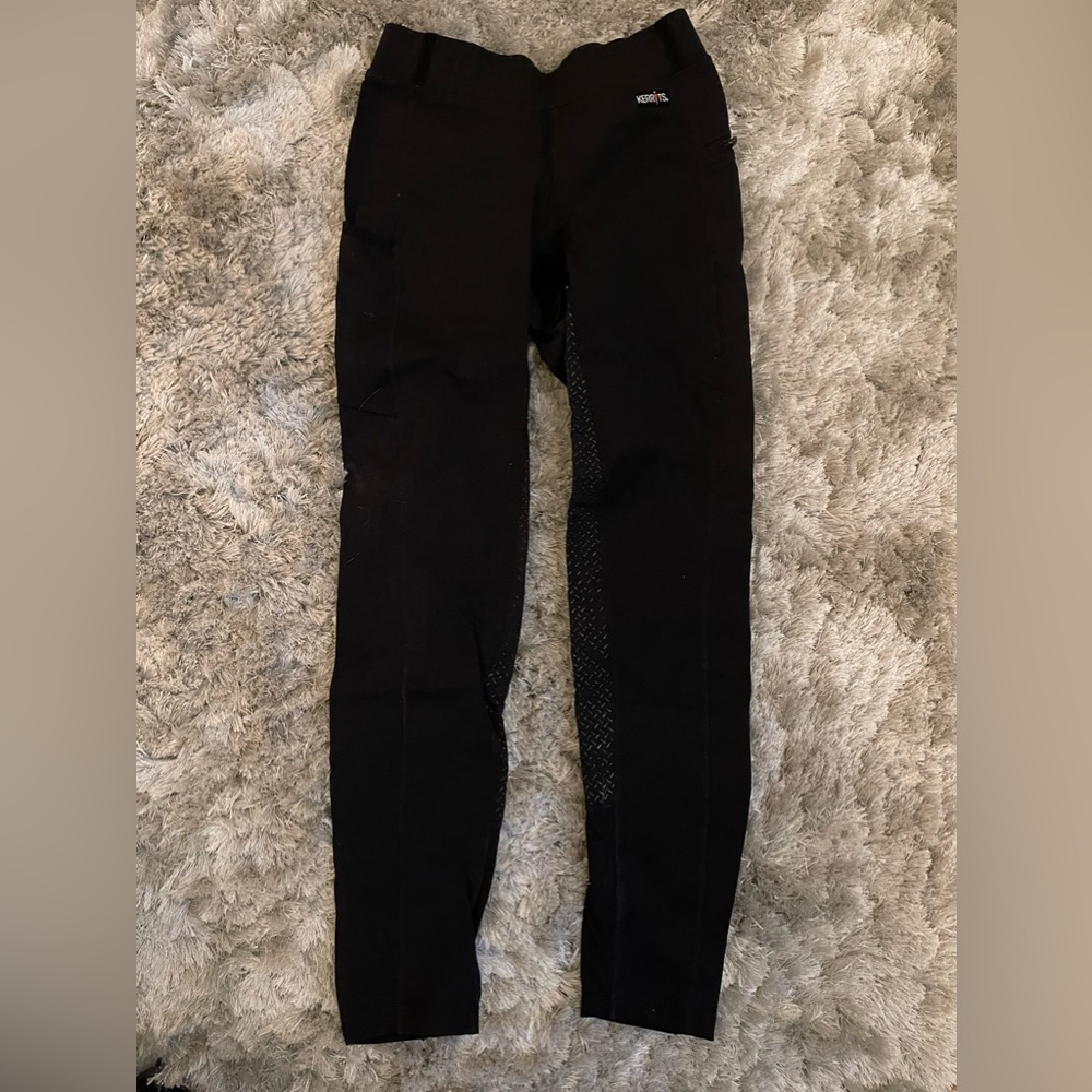 KEERITS black equestrian riding tights / pants Sz S